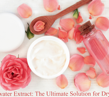 rosewater extract and dry skin